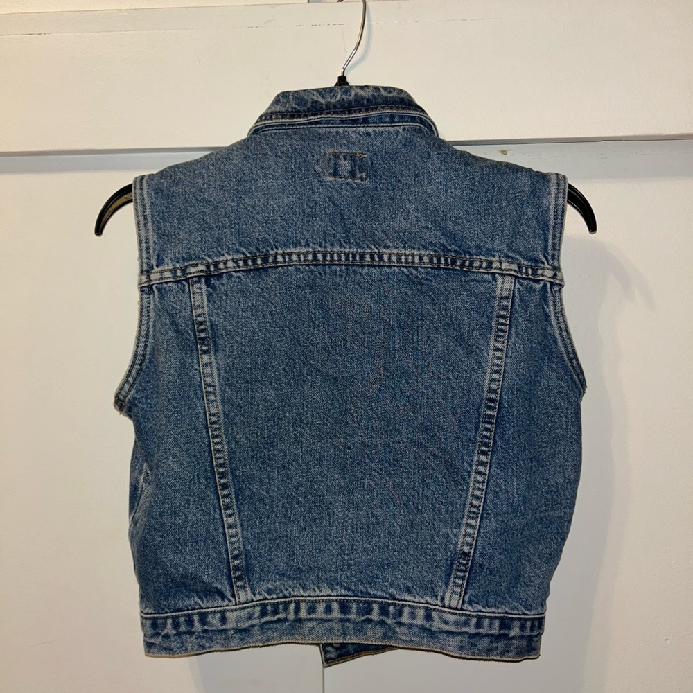 Calvin Klein Blue Denim Vest - Picture 2 of 2